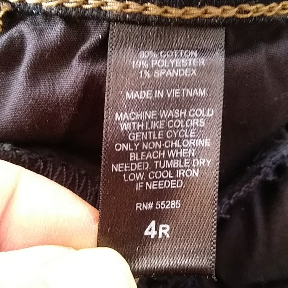 Express One Eleven Mid Rise Legging Jeans 4R Navy Blue - Picture 5 of 14